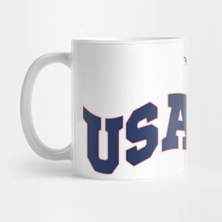 usa patriotic eagle 4th of july  american flag Mug